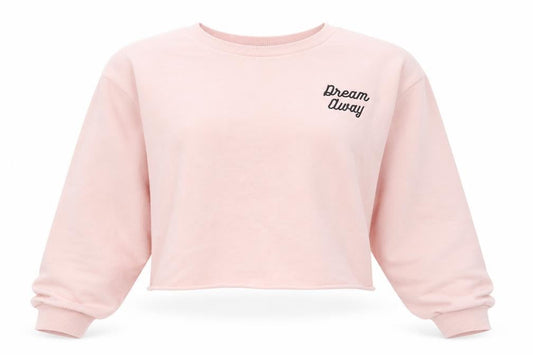 Forever 21 Womens Pink Cotton Pullover Sweatshirt Size M Pullover