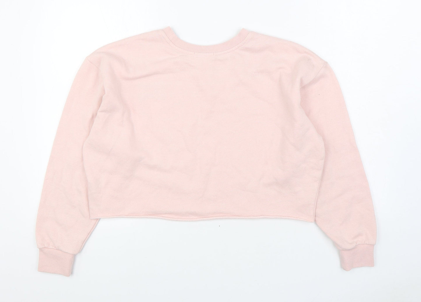 Womens UK Size M FOREVER 21 Pink Pullover Sweatshirt
