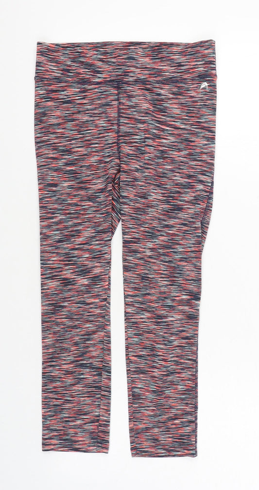 F&F Womens Pink Polyester Jogger Leggings Size 8 L23 in