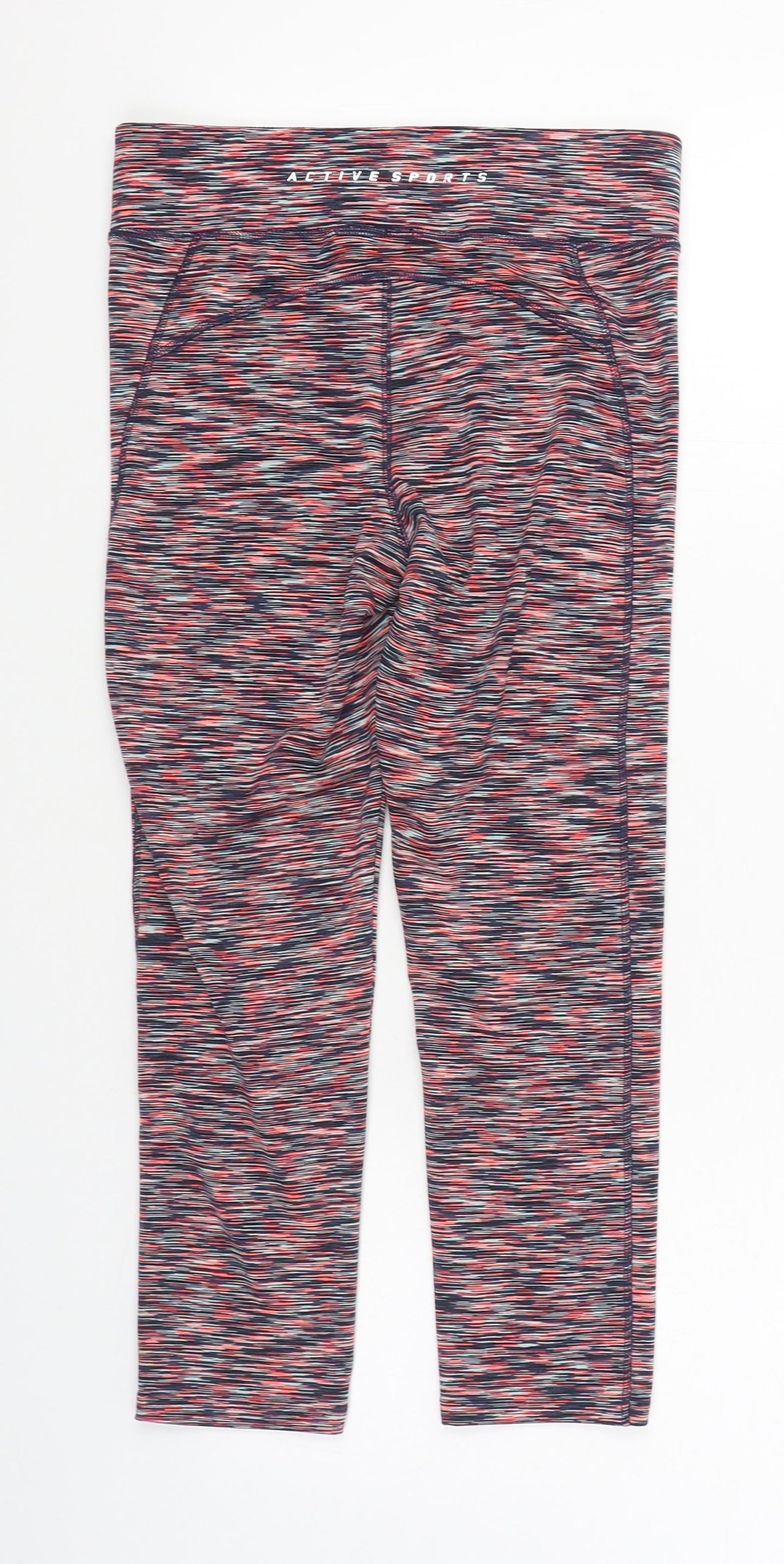 F&F Womens Pink Polyester Jogger Leggings Size 8 L23 in