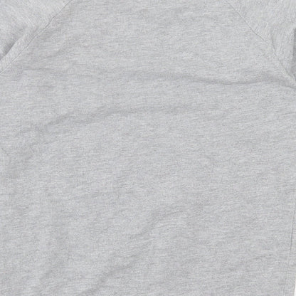 name it Boys Grey Cotton Basic Casual Size 9-10 Years Crew Neck Pullover - No.1 Bestfriend