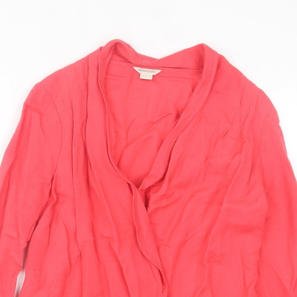 Womens UK Size 10 Monsoon Pink Jacket