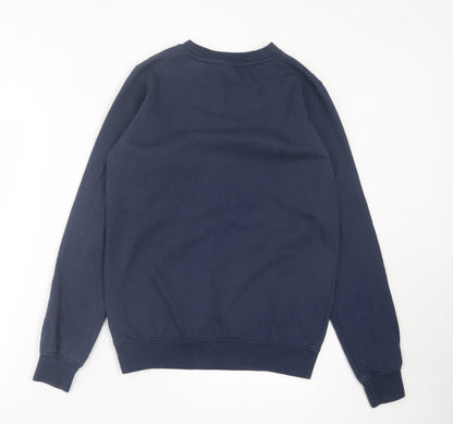 Preworn Womens Blue Cotton Pullover Sweatshirt Size 8 Pullover