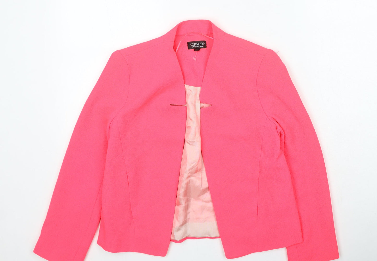 Topshop Womens Pink Jacket Size 6