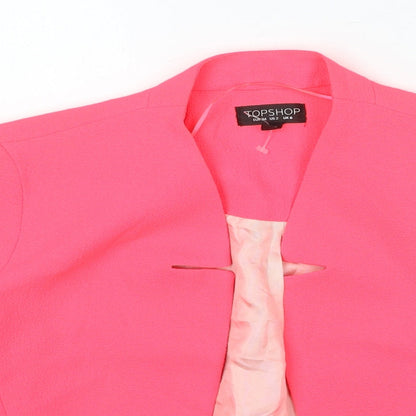 Topshop Womens Pink Jacket Size 6