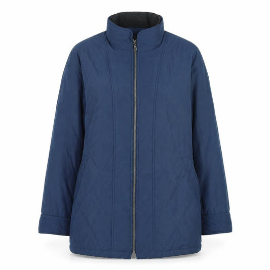 collage clothing Womens Blue Rain Coat Coat Size 40