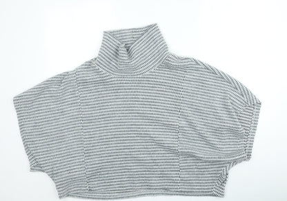 Womens UK Size One Size Preworn Grey Shrug Jumper