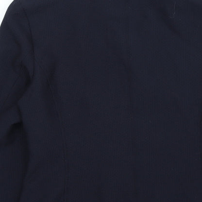 LEBEK Womens Blue Jacket Size 12