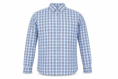 Mens UK Size 41 Marks and Spencer Blue  Button-Up Long Sleeve Casual Shirt