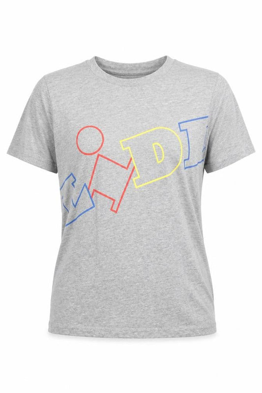 Womens UK Size S ESMARA Grey Basic T-Shirt