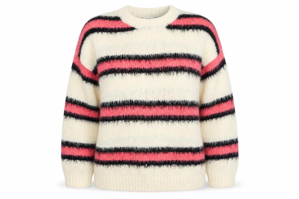 Womens UK Size L TU Multicoloured Henley Jumper