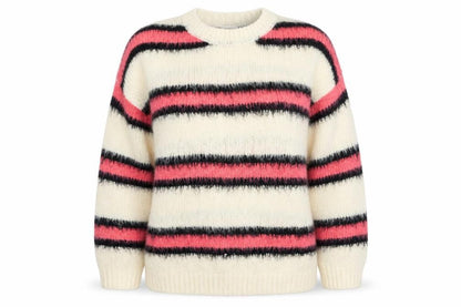 Womens UK Size L TU Multicoloured Henley Jumper