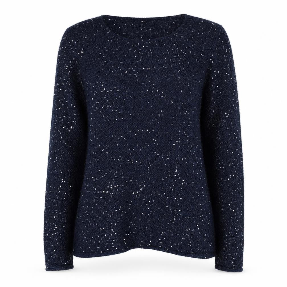 Womens UK Size 38 Caroll Blue Pullover Jumper
