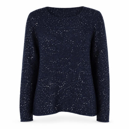 Womens UK Size 38 Caroll Blue Pullover Jumper
