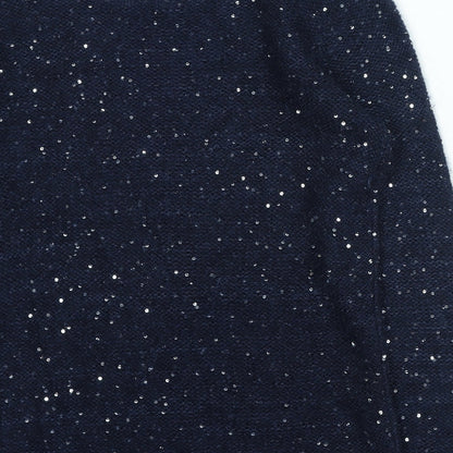 Womens UK Size 38 Caroll Blue Pullover Jumper