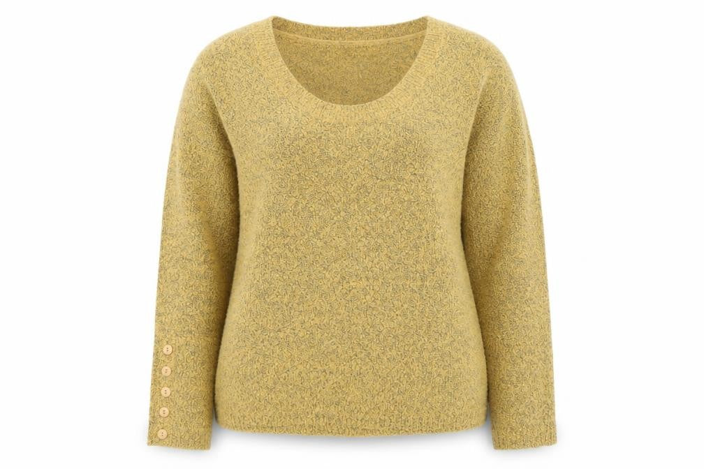 Womens UK Size L M&Co Yellow Pullover Jumper
