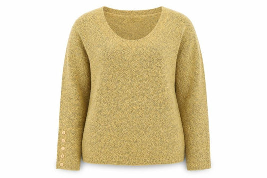 Womens UK Size L M&Co Yellow Pullover Jumper