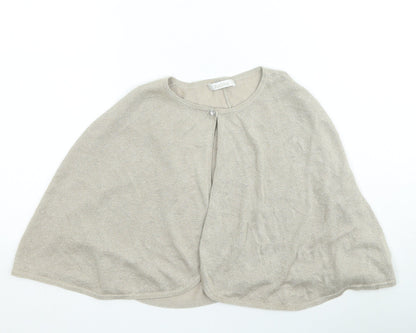 Kaliko Womens Gold Round Neck Viscose Shrug Jumper Size 18