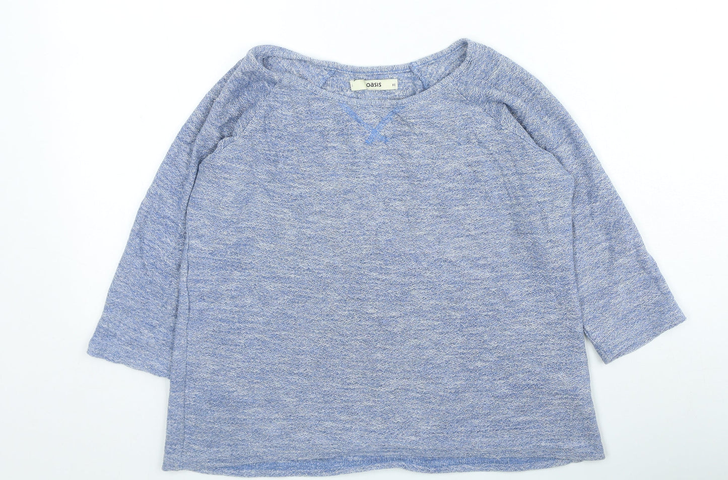 Womens UK Size XS Oasis Blue Pullover Jumper