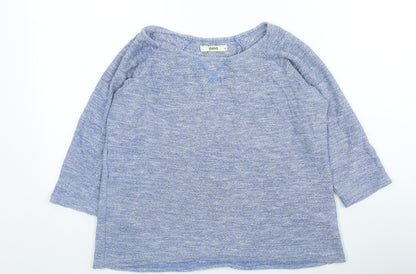 Womens UK Size XS Oasis Blue Pullover Jumper
