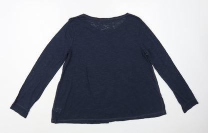 Womens UK Size 14 NEXT Blue Basic T-Shirt