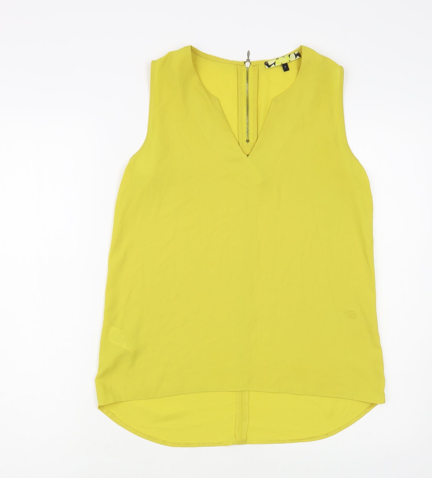 Womens UK Size 6 NEXT Green Basic Blouse