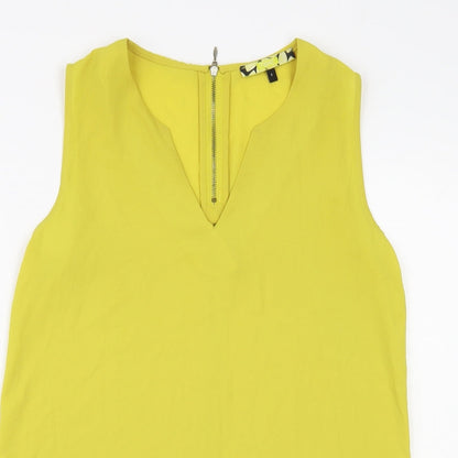 Womens UK Size 6 NEXT Green Basic Blouse