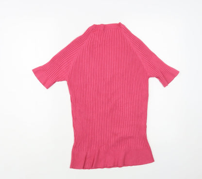 Womens UK Size 16 NEXT Pink Pullover Jumper