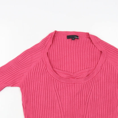 Womens UK Size 16 NEXT Pink Pullover Jumper