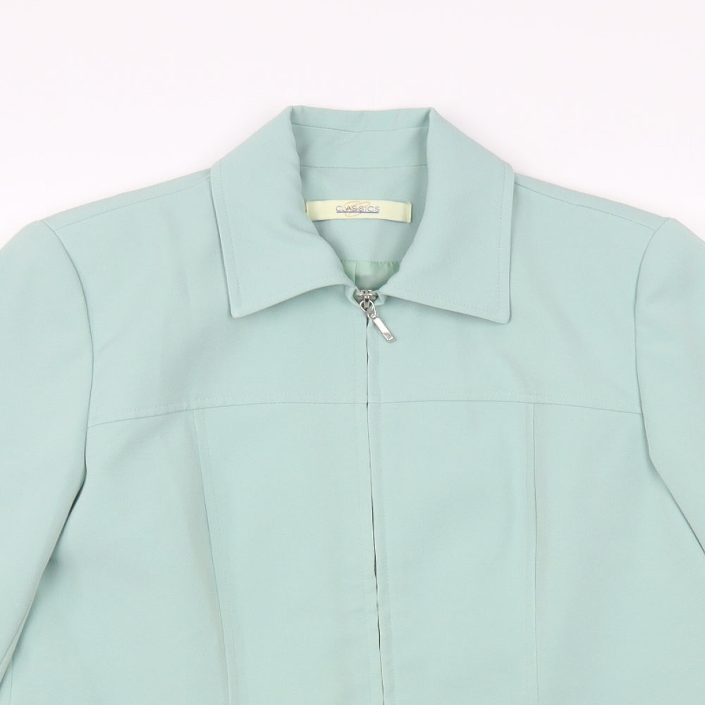 Womens UK Size 14 Classics Green Jacket