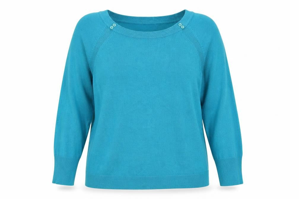 Womens UK Size 18 M&Co Green Pullover Jumper