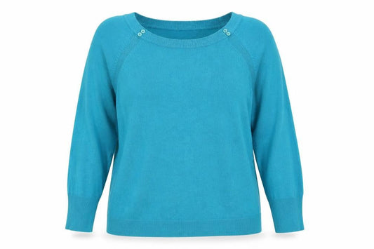 Womens UK Size 18 M&Co Green Pullover Jumper