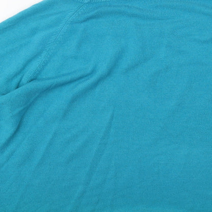 Womens UK Size 18 M&Co Green Pullover Jumper