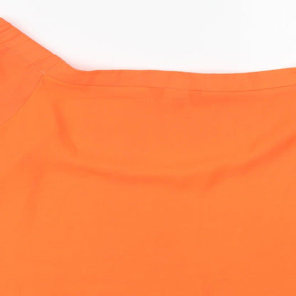 Womens UK Size 14 New Look Orange Basic Blouse