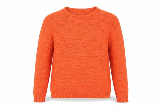 Womens UK Size 12 Spirit Orange Pullover Jumper