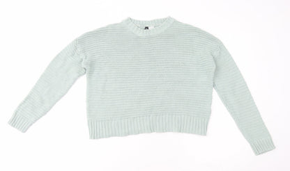 Womens UK Size S Divided by H&M Green Pullover Jumper