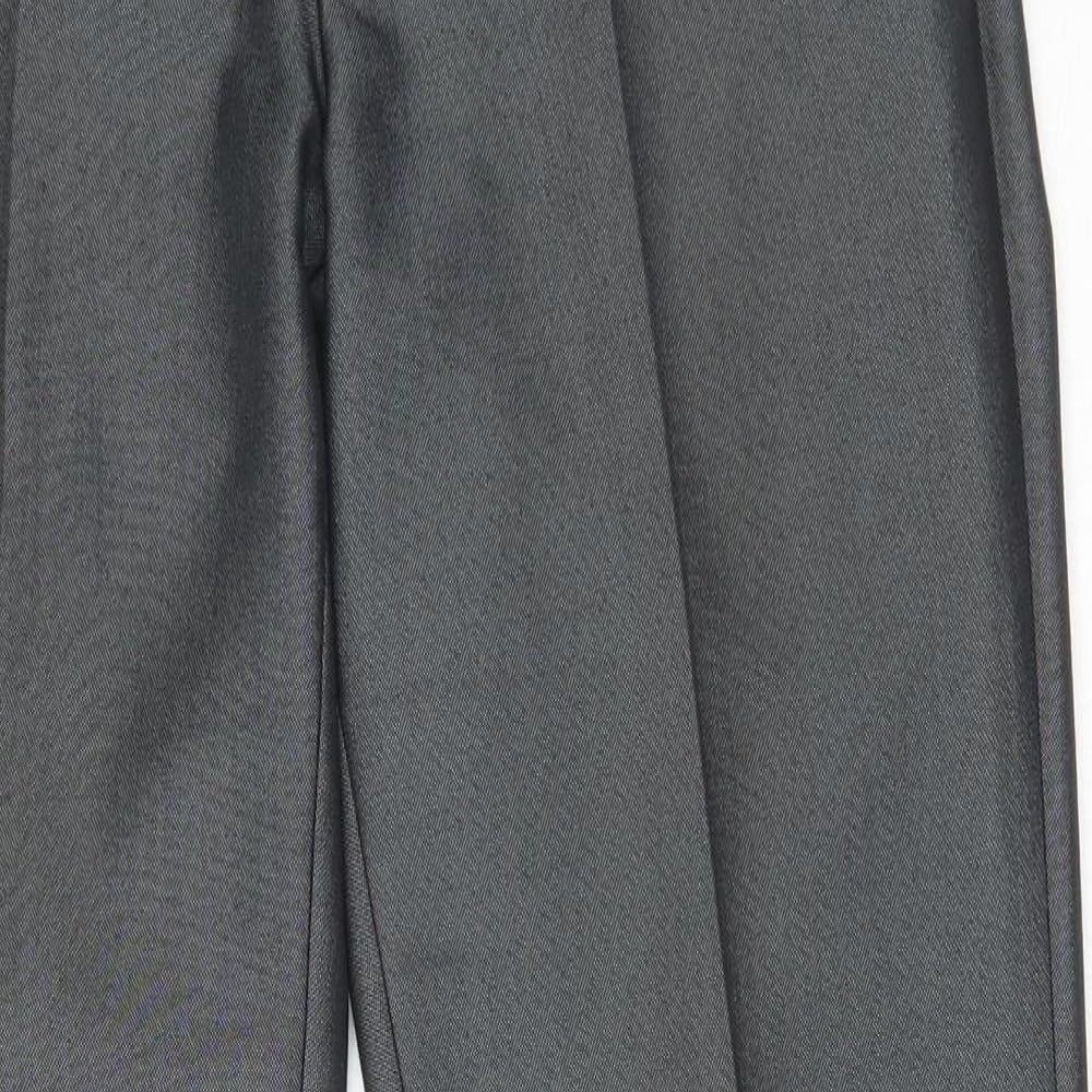 Ventuno Mens Grey Polyester Trousers Size 30 in L31 in Regular