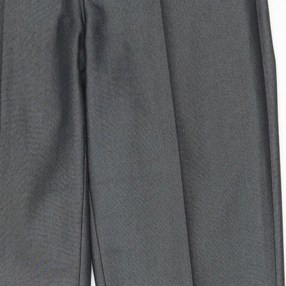 Ventuno Mens Grey Polyester Trousers Size 30 in L31 in Regular