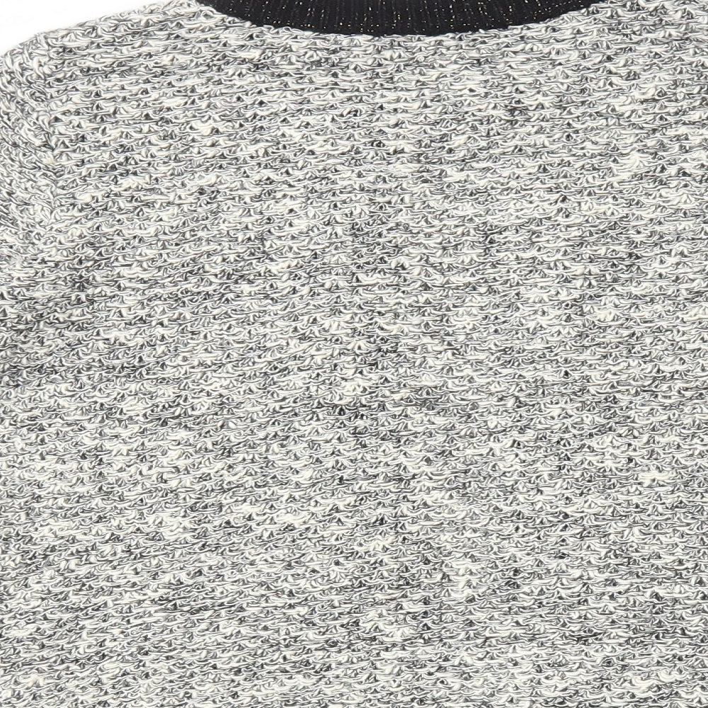 Womens UK Size 10 BHS Grey Cardigan Jumper