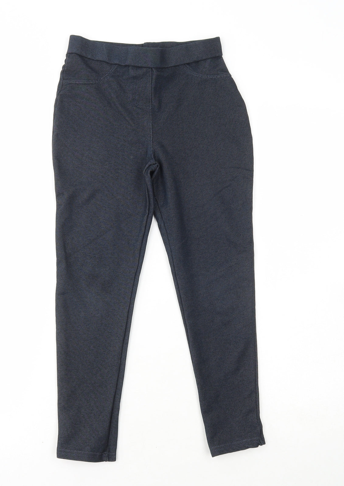 Matalan Girls Blue Cotton Jegging Jeans Size 9 Months Regular