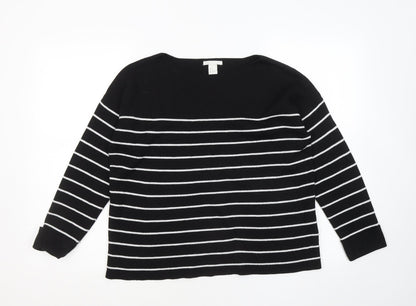 Womens UK Size S H&M Black Pullover Jumper