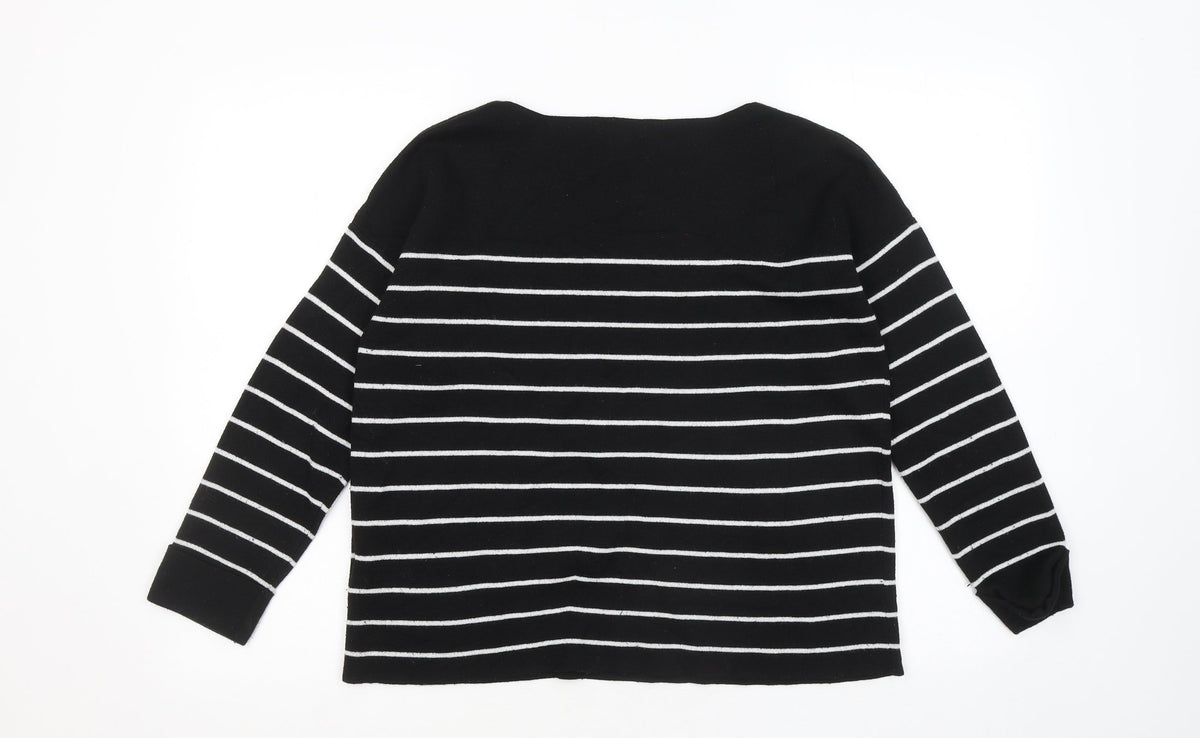 Womens UK Size S H&M Black Pullover Jumper