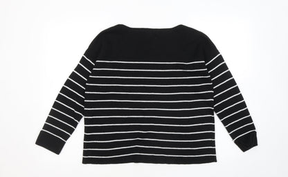 Womens UK Size S H&M Black Pullover Jumper