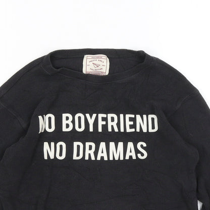 Womens UK Size S Pull&Bear Grey Pullover Jumper