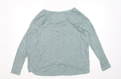 Womens UK Size L Dunnes Stores Green Basic Blouse