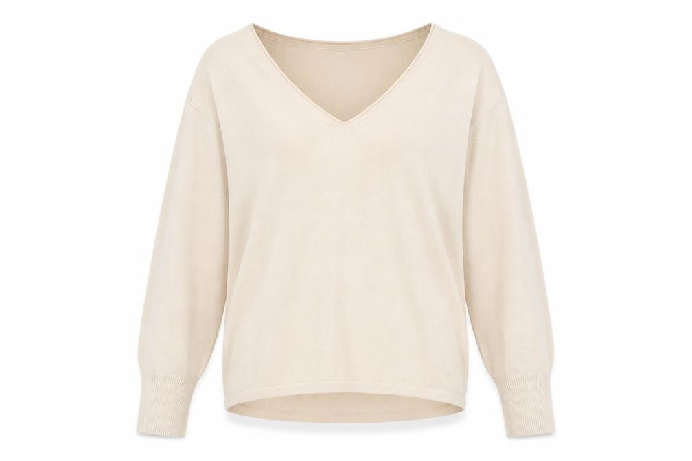 Womens UK Size 10 Marks and Spencer Beige Pullover Jumper