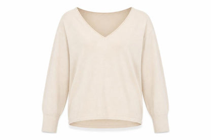 Womens UK Size 10 Marks and Spencer Beige Pullover Jumper