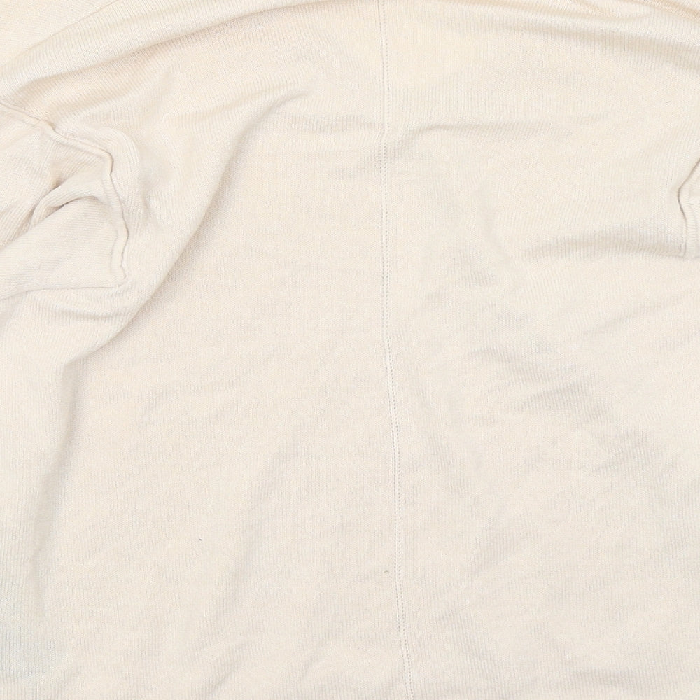 Womens UK Size 10 Marks and Spencer Beige Pullover Jumper