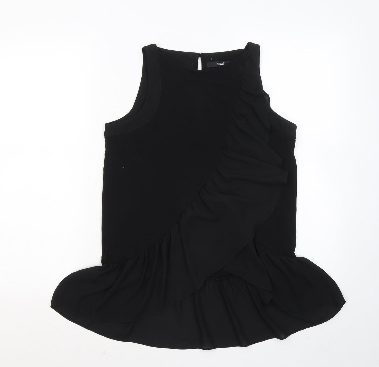 Womens UK Size 8 NEXT Black Basic Tank
