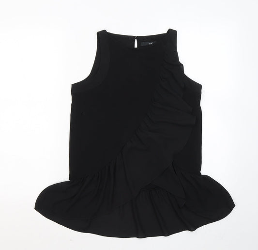 Womens UK Size 8 NEXT Black Basic Tank